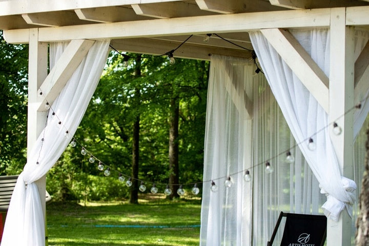 Lauko Girlianda Lauko Grandinėlė Dekoratyvinė 50x LED LEMPUTĖ 8m