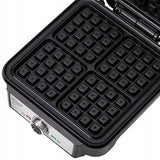 Vaflių keptuvė 4 vafliai Galinga 1800W Sklandus reguliavimas Adler AD 3083