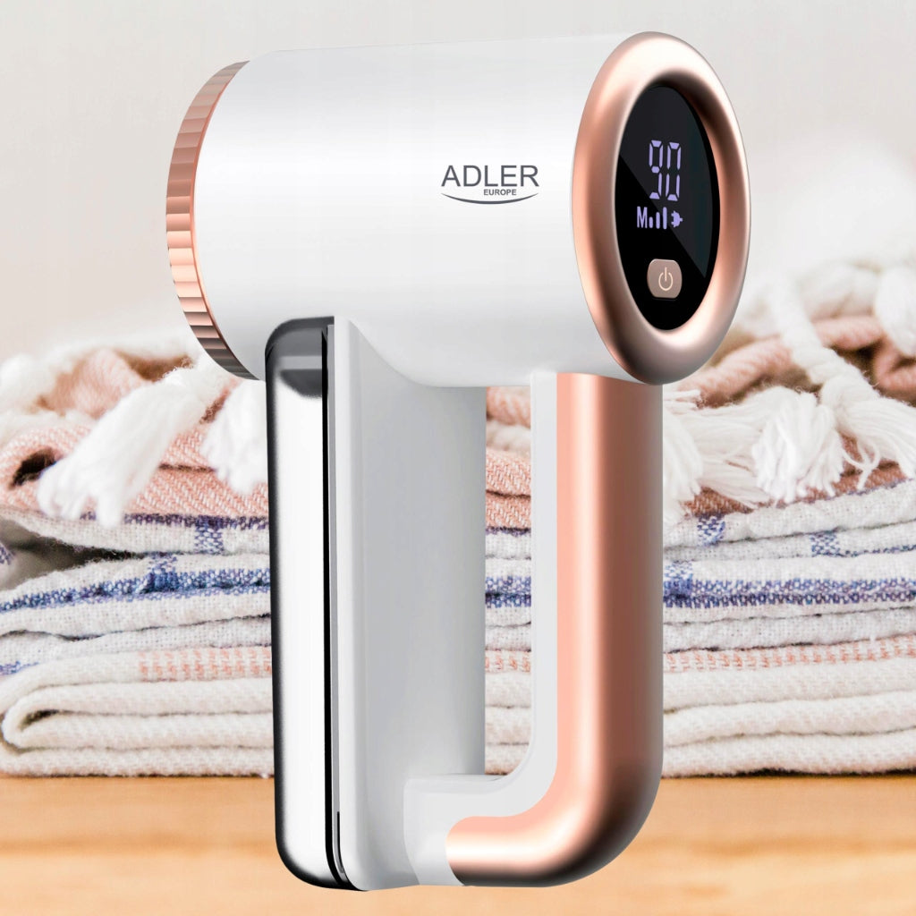 Akumuliatorinis audinių skustuvas drabužiams, LCD, greičio reguliavimas Adler AD 9617