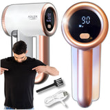 Akumuliatorinis audinių skustuvas drabužiams, LCD, greičio reguliavimas Adler AD 9617