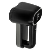 Audinių skustuvas megztiniams, LCD ekranas, 2 galvutės, JUODAS, akumuliatorinis