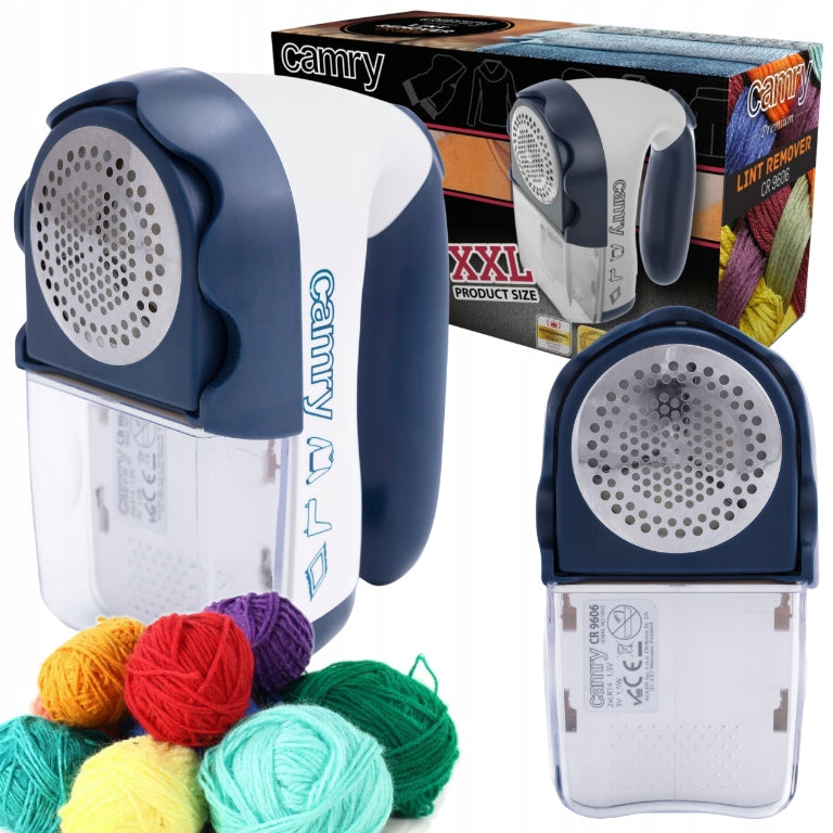 Audinių skustuvas drabužiams, veikiantis nuo baterijų ir tinklo, 65 mm skersmens, nuo pūkelių