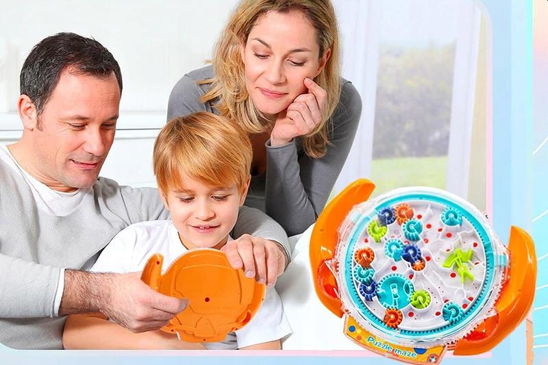 Strateginiai Šachmatų Akmenys Magnetiniai žaidimas + Dėlionė Labirintas