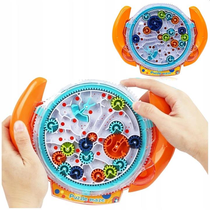 Strateginiai Šachmatų Akmenys Magnetiniai žaidimas + Dėlionė Labirintas