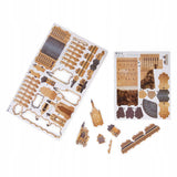 HARRY POTTER HOGWARTS DVIDINIS MODELIS 3D PILIS HOGWORTAS 4D KONSTRUKCIJA DIDELĖ 48 CM HARRY POTTER