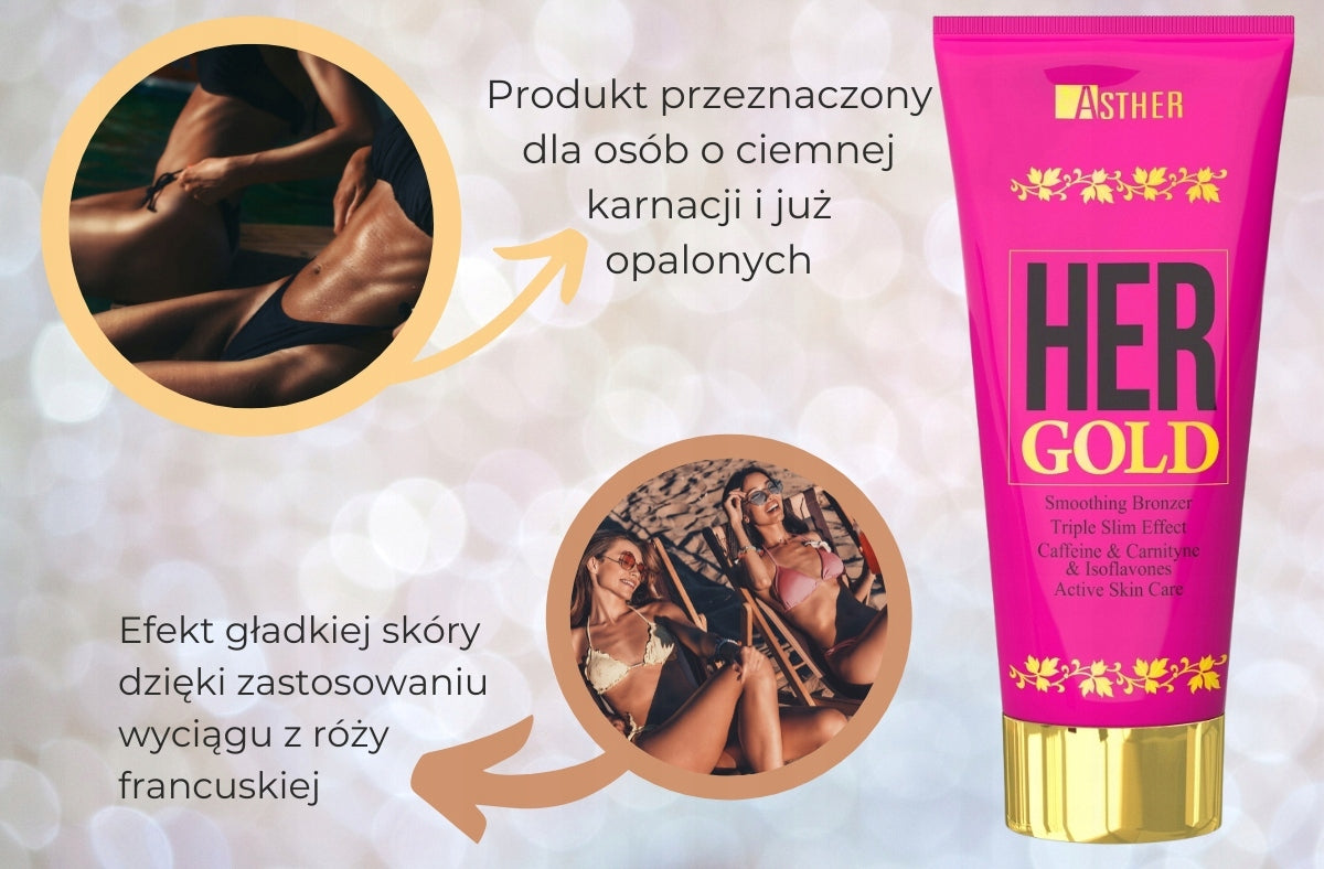 HER GOLD kosmetika į soliariumą 15ml+NEMOKAMAS PAVYZDŽIŲ RINKINYS!!!