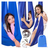 VAIKŲ SŪPUOKLYS HAMAKAS AUDINYS BAMBINO AKROBATINĖ JOGA 280x150CM