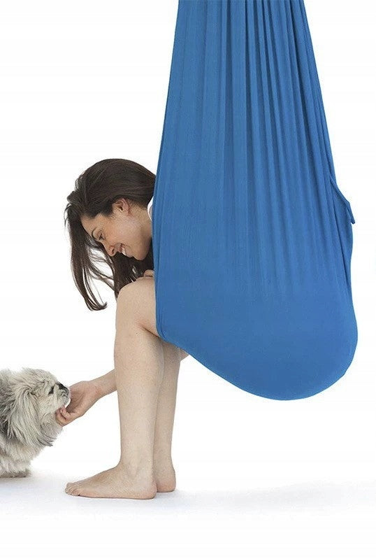 VAIKŲ SŪPUOKLYS HAMAKAS AUDINYS BAMBINO AKROBATINĖ JOGA 280x150CM