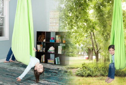 VAIKŲ SŪPUOKLYS HAMAKAS AUDINYS BAMBINO AKROBATINĖ JOGA 280x150CM