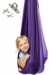 VAIKŲ SŪPUOKLYS HAMAKAS AUDINYS BAMBINO AKROBATINĖ JOGA 280x150CM