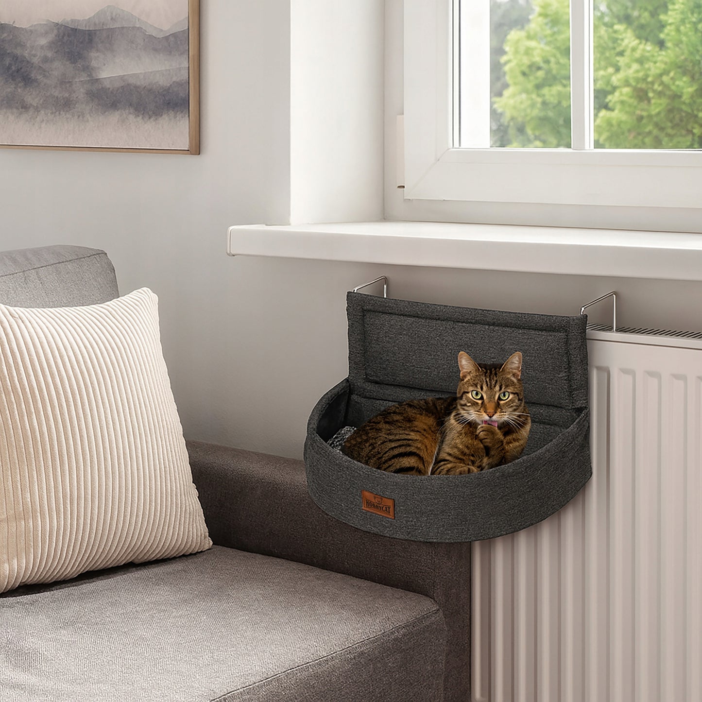 Skelė Katėms - Kabantis Gultas Katėms antRadiatoriaus - Apkrova 10 kg