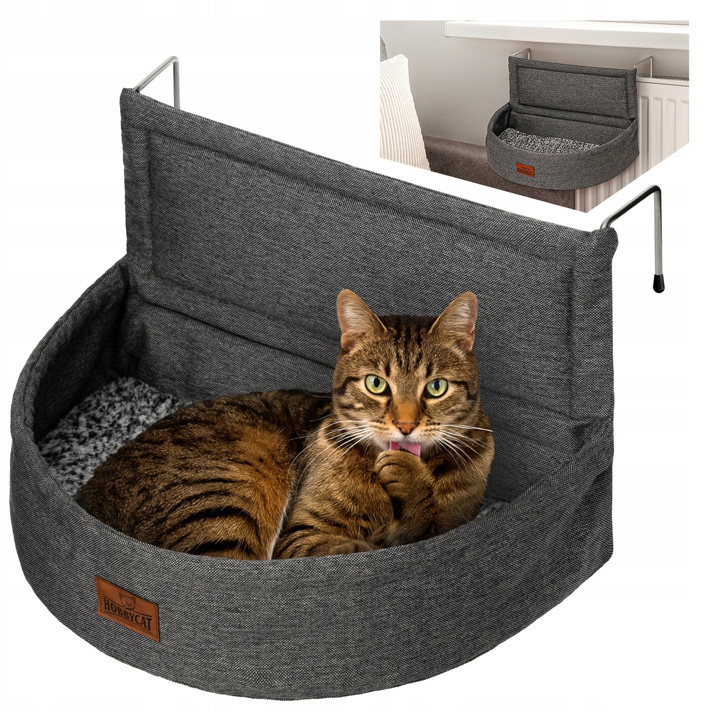 Skelė Katėms - Kabantis Gultas Katėms antRadiatoriaus - Apkrova 10 kg