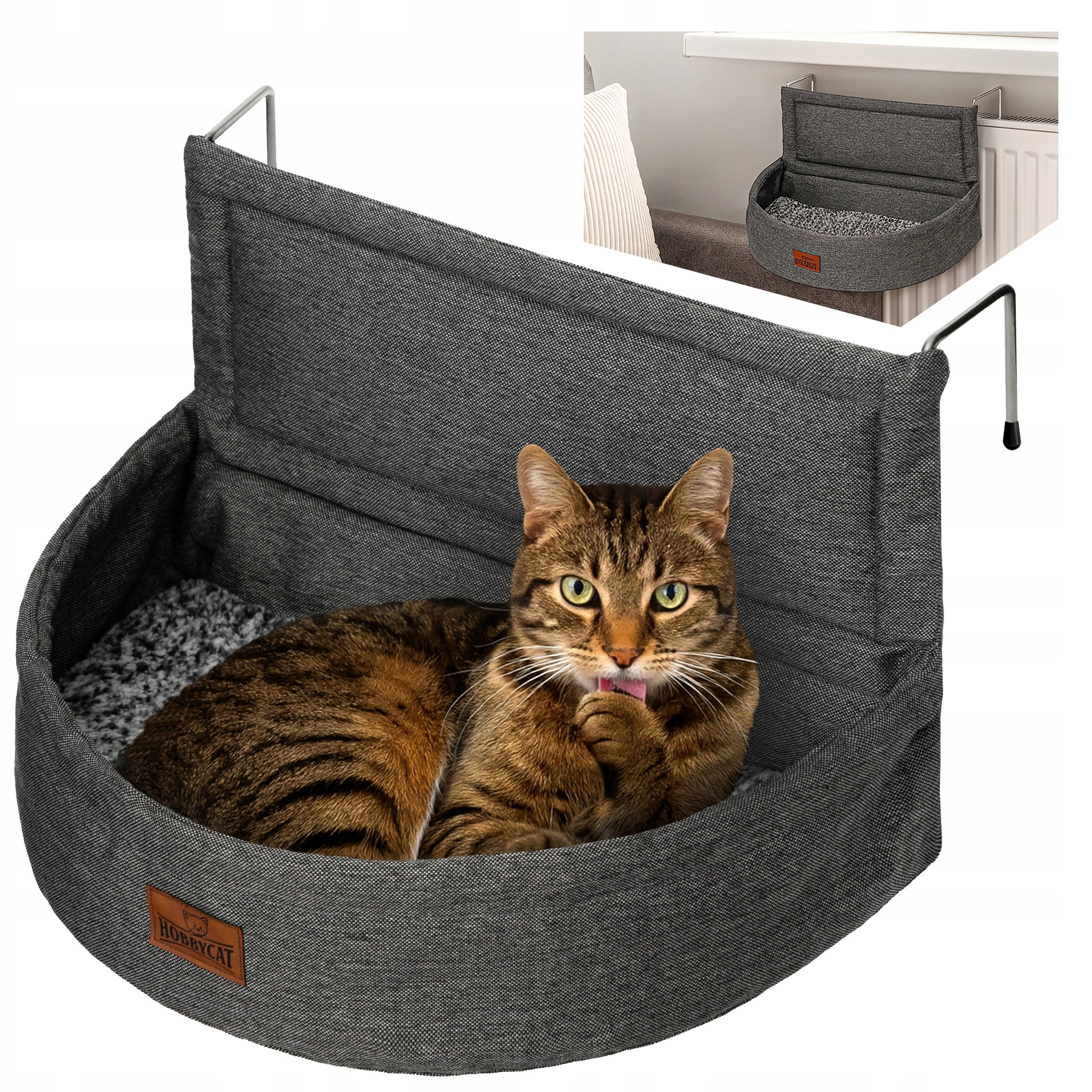 Skelė Katėms - Kabantis Gultas Katėms antRadiatoriaus - Apkrova 10 kg