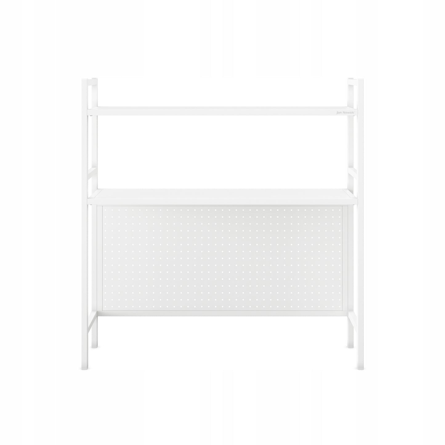 JAN NOWAK Metalinis stalo viršus 95 cm perforuotas JENNY: Balta