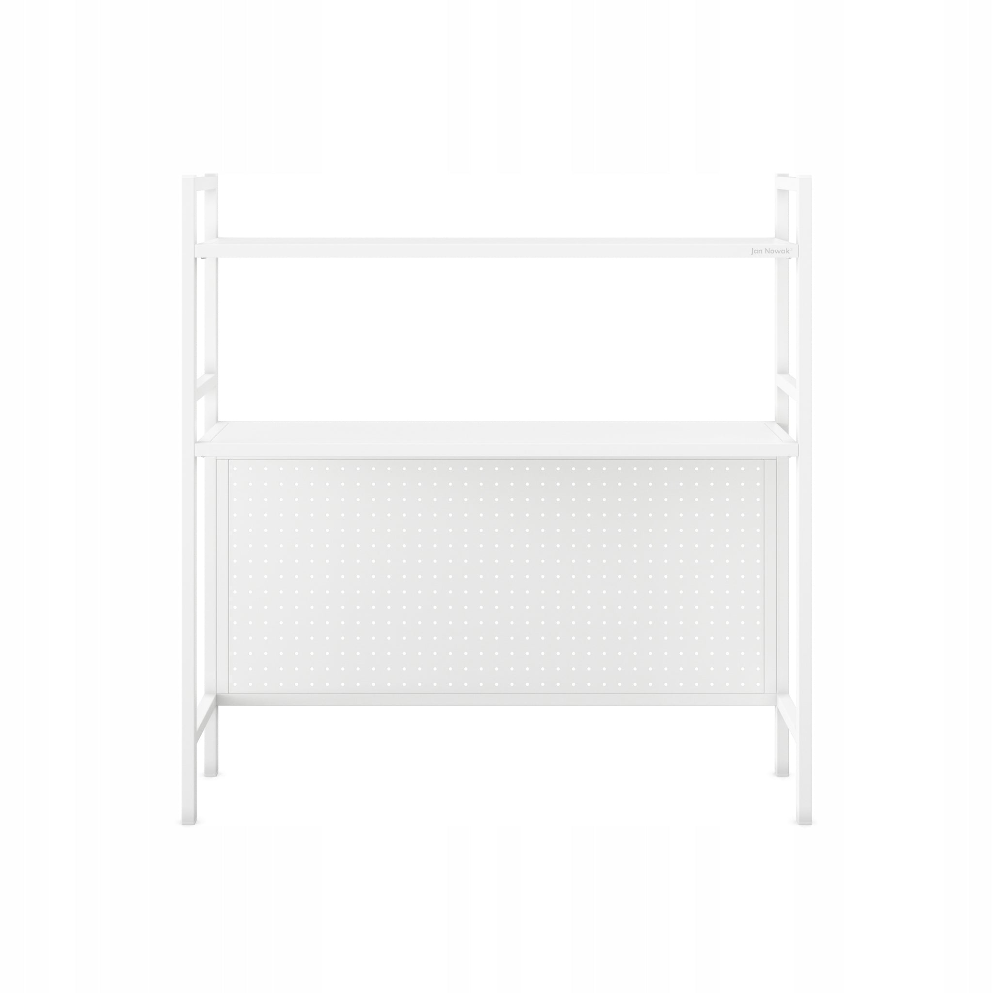 JAN NOWAK Metalinis stalo viršus 95 cm perforuotas JENNY: Balta