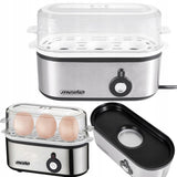 Elektrinis kiaušinių virintuvas 3 kiaušiniams, 3 kietumo lygiai: minkštai, vidutiniškai, kietai