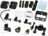 SPORTINĖ KAMERA GO PRO 4U 4K, atspari vandeniui, su dirželiu, raišteliu, priedais, rinkinys