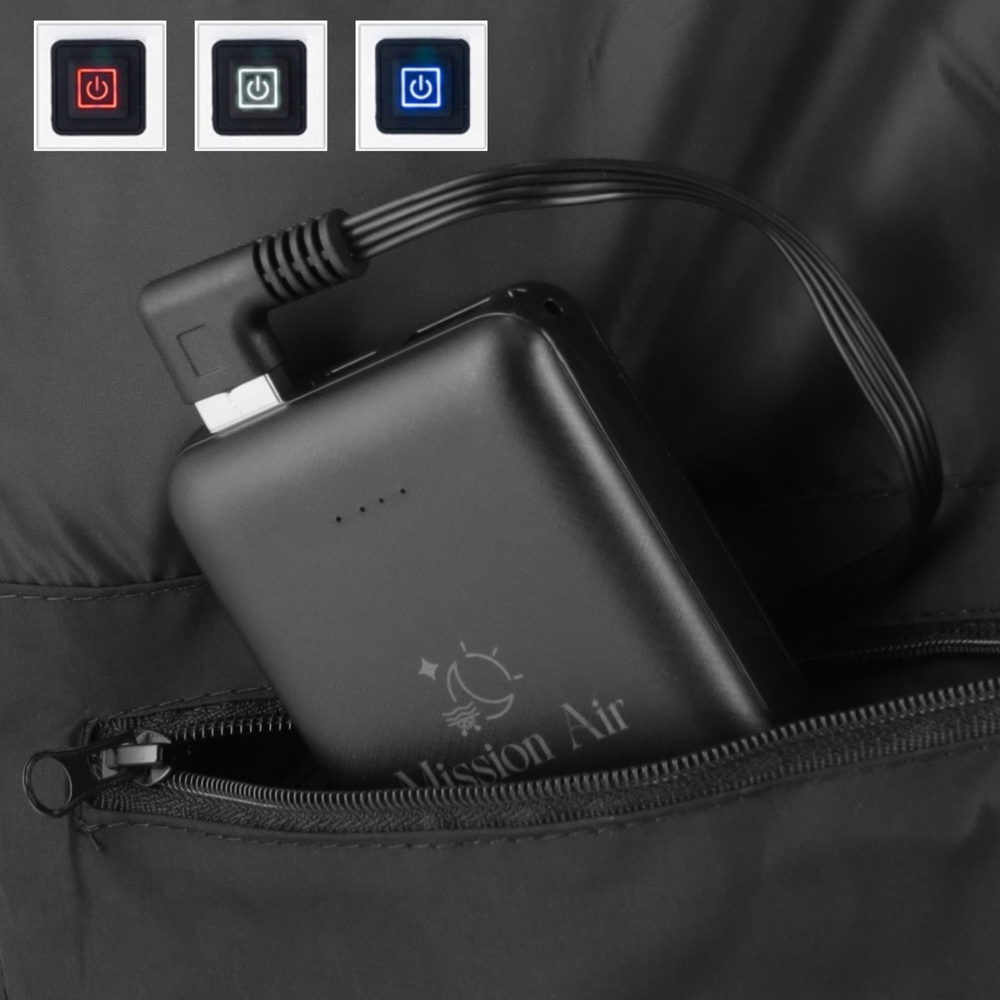 Šildoma liemenė be rankovių, unisex žiemos striukė su USB, powerbank XXXL