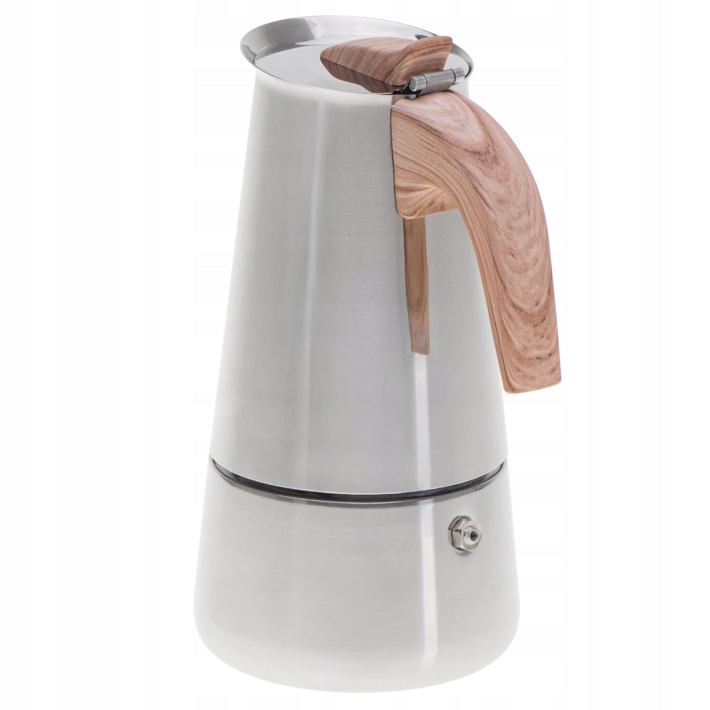 Kavinukas kavos virimo aparatas ESPRESSO, veikia ant indukcijos ir dujų, plieninis, 450ml