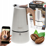 Kavinukas kavos virimo aparatas ESPRESSO, veikia ant indukcijos ir dujų, plieninis, 450ml