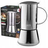 Kavinukas kavos virimo aparatas espresso, tinka indukcinėms, dujinėms viryklėms, plieninis, 500ml