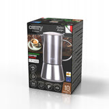 Kavinukas kavos virimo aparatas espresso, tinka indukcinėms, dujinėms viryklėms, plieninis, 500ml