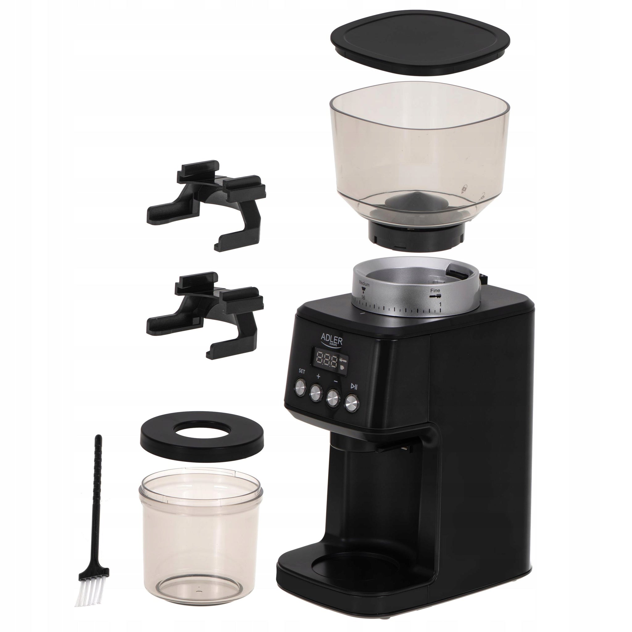 Kavos viryklė 450ml ant indukcinės / dujinės viryklės, plieninė + rankinis kavos malūnėlis