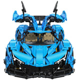 Statybinės kaladėlės CaDA Sportinis automobilis 60 cm V12 Hiperautomobilis Lenktyninė transporto priemonė 3865 el.