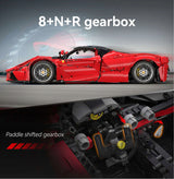 Konstrukcinis rinkinys CADA Sportinis automobilis 60cm VIVA Hypercar Lenktyninis automobilis 4739 dalys