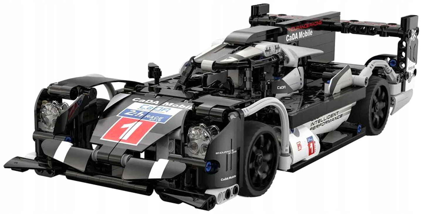 Statybinės kaladėlės CADA Didelis Sportinis Automobilis GT LE MANS RC, 427 Detalės + LED