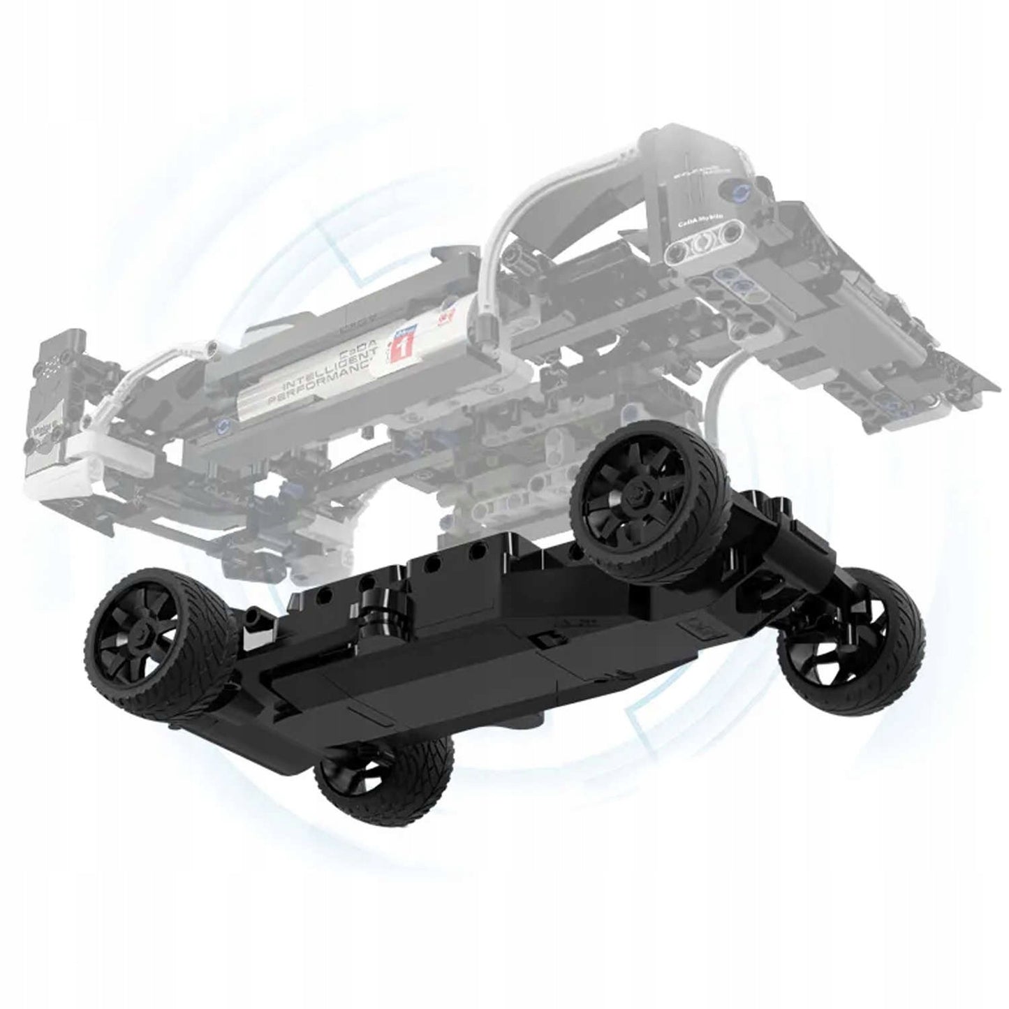 Statybinės kaladėlės CADA Didelis Sportinis Automobilis GT LE MANS RC, 427 Detalės + LED