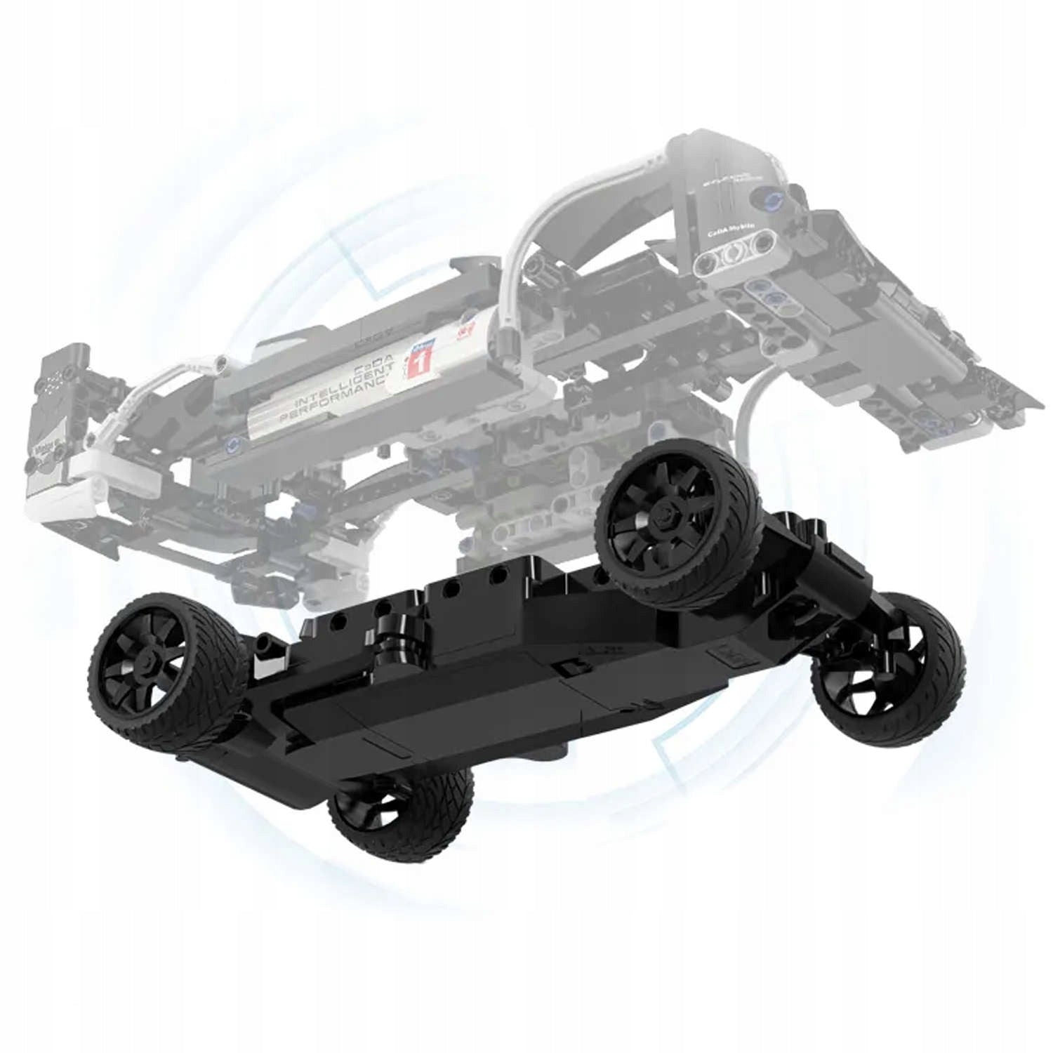 Statybinės kaladėlės CADA Didelis Sportinis Automobilis GT LE MANS RC, 427 Detalės + LED