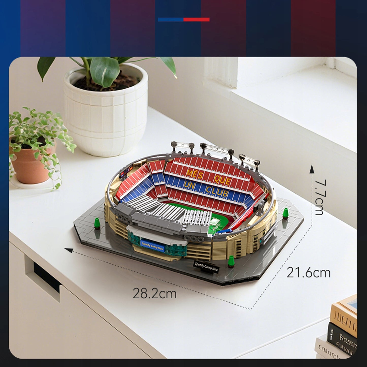 CaDA Statybinis konstruktorius FC Barcelona Camp Nou Spotify Stadionas 728 Detalės BARCA LA LIGA