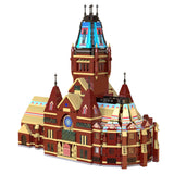 Statybiniai blokeliai CaDA Harvardo universiteto memorialas Didžioji salė 1411 el. dovanų rinkinys