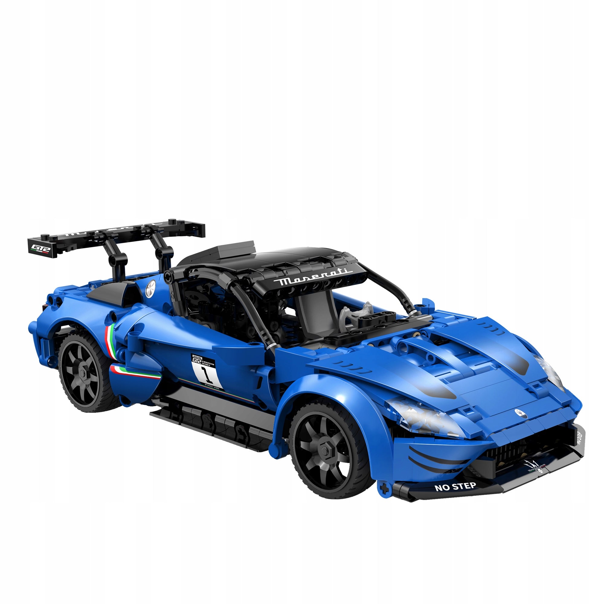 Konstrukcinis rinkinys CADA MASERATI GT2 nuotoliniu būdu valdomas lenktyninis automobilis RC, 549 elementai