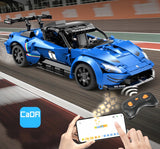 Konstrukcinis rinkinys CADA MASERATI GT2 nuotoliniu būdu valdomas lenktyninis automobilis RC, 549 elementai