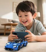 Konstrukcinis rinkinys CADA MASERATI GT2 nuotoliniu būdu valdomas lenktyninis automobilis RC, 549 elementai