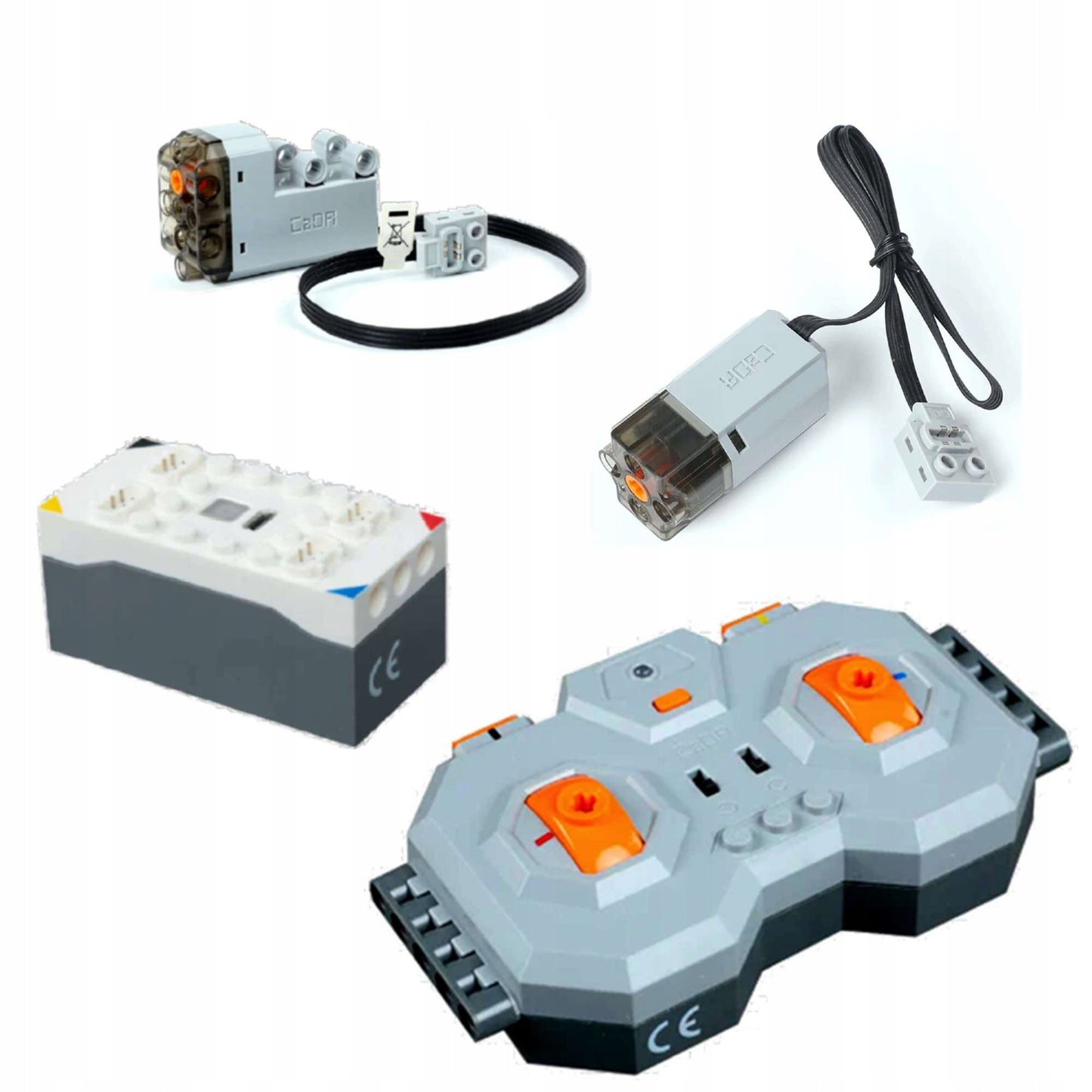 Konstrukciniai blokeliai CaDA Maitinimo sistema nuotoliniu būdu valdomoms transporto priemonėms