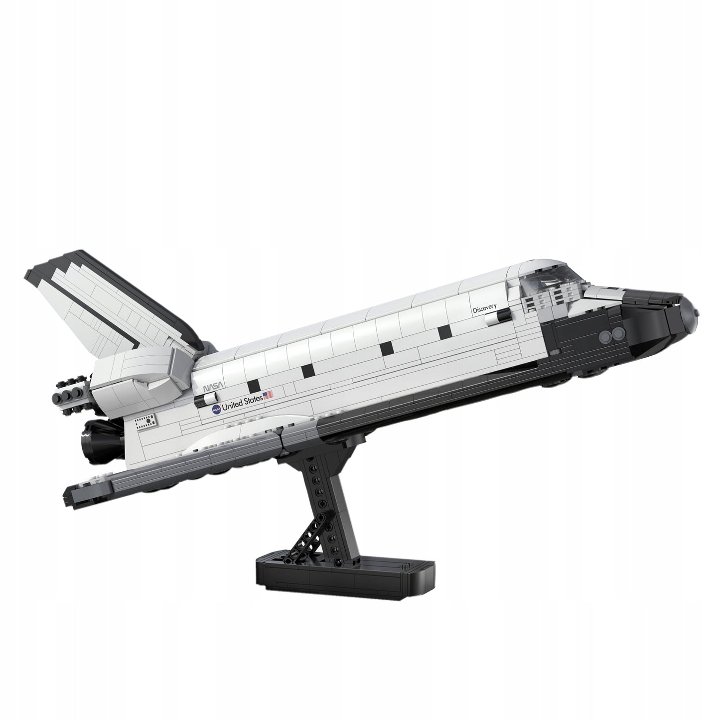 Statybiniai blokeliai CaDA NASA modelis KOSMINĖ ŠAUDYKLĖ DISCOVERY SPACE SHUTTLE 1827 elementai.