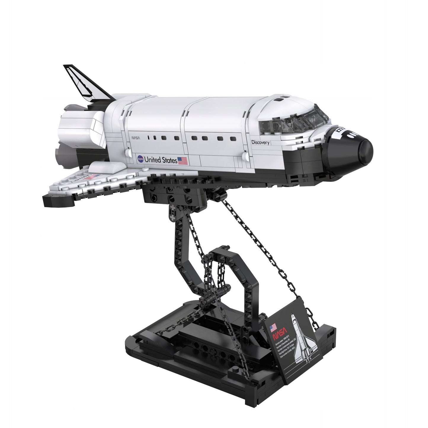 CaDA LEGO NASA KOSMINIS TYRinėTOJAS ERDĖLAIVIS SPACE SHUTTLE DISCOVERY 475det.