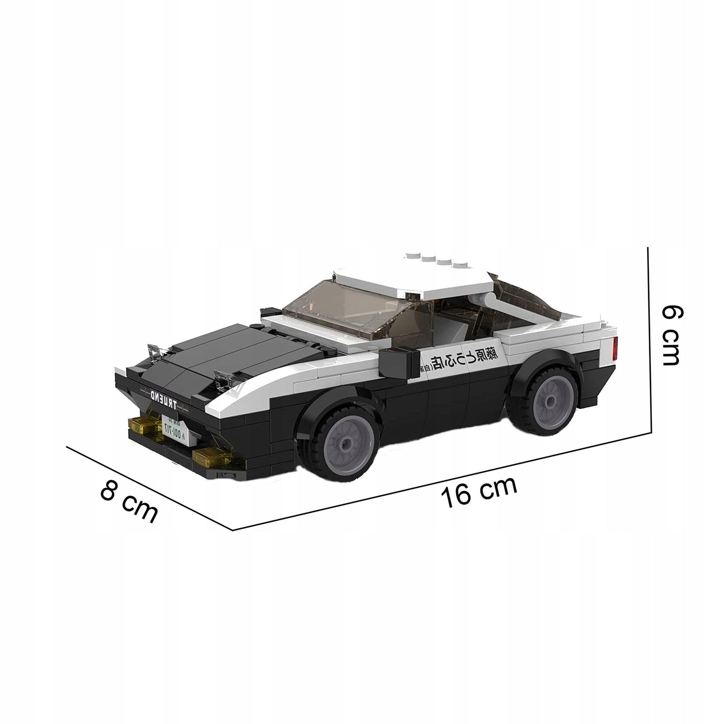 Konstruktoriaus rinkinys CADA Automobilis TOYOTA TRUENO RACE XAR AE86