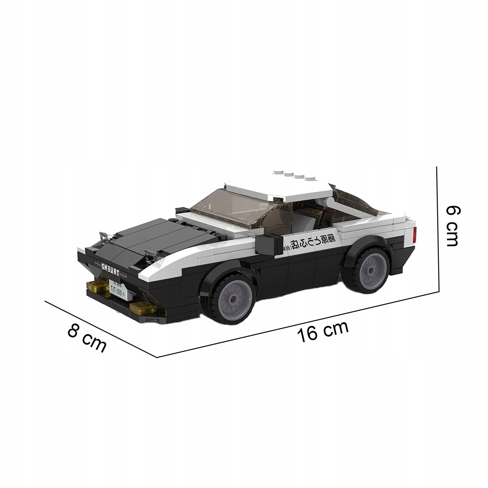 Konstruktoriaus rinkinys CADA Automobilis TOYOTA TRUENO RACE XAR AE86