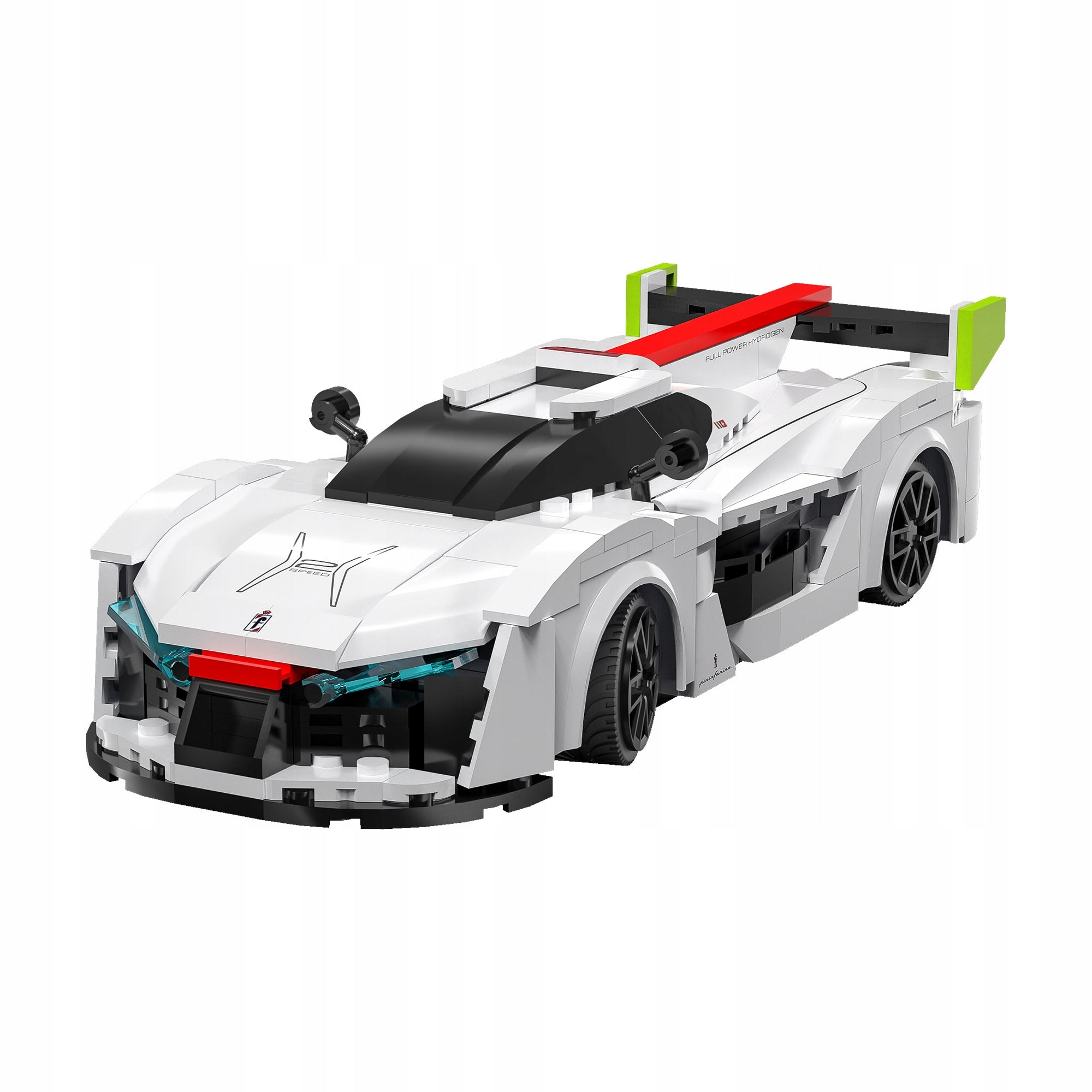 Konstrukciniai blokeliai CaDA nuotoliniu būdu valdomas automobilis PININFARINA H2 SPEED DUAL MODE RC