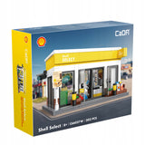 Konstrukciniai blokeliai CaDA "Shell Select" degalinės parduotuvė, 303 dalys, pastatas