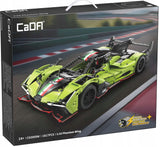 Konstruktorius CADA TECHNIC Lenktyninis automobilis PHANTOM WING, 1817 detalių, Didelis
