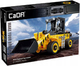 Statybiniai blokeliai CADA TECHNIC mini ekskavatorius-krautuvo modelis 403 detalės, judančios dalys, dovanai