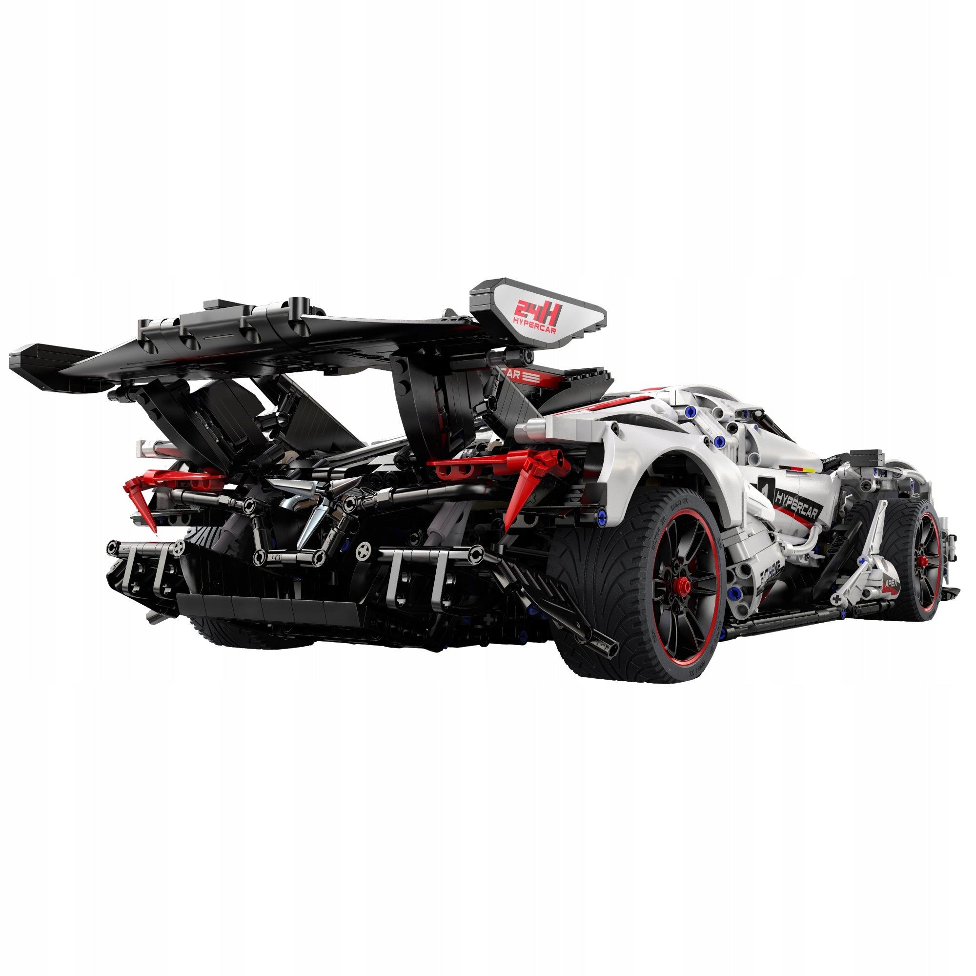 Konstrukciniai blokeliai CaDA TECHNIC Hyper Car V12 4449 El. RC PRO POWER SYSTEM