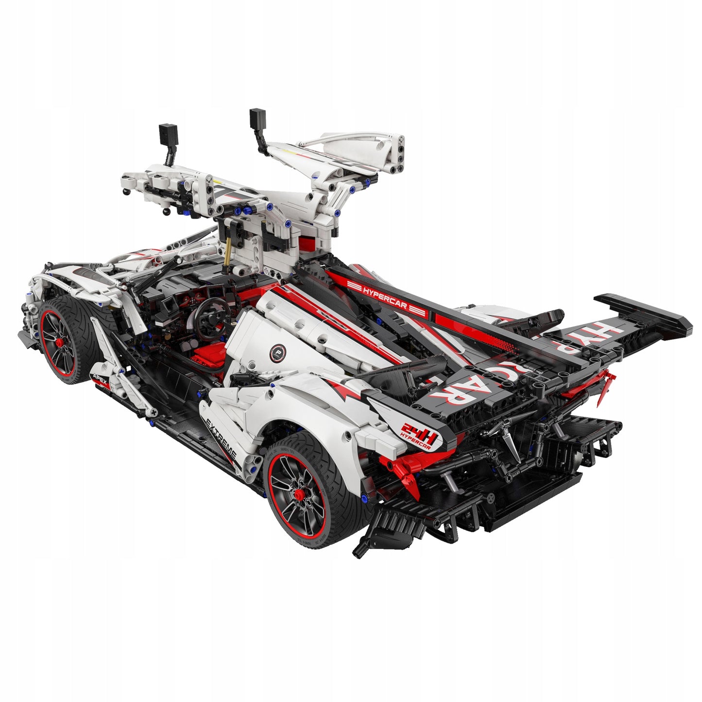 Konstrukciniai blokeliai CaDA TECHNIC Hyper Car V12 4449 El. RC PRO POWER SYSTEM