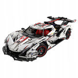Konstrukciniai blokeliai CaDA TECHNIC Hyper Car V12 4449 El. RC PRO POWER SYSTEM