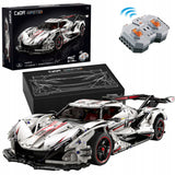 Konstrukciniai blokeliai CaDA TECHNIC Hyper Car V12 4449 El. RC PRO POWER SYSTEM